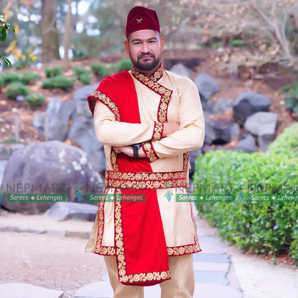 Nepali male wedding dress best sale
