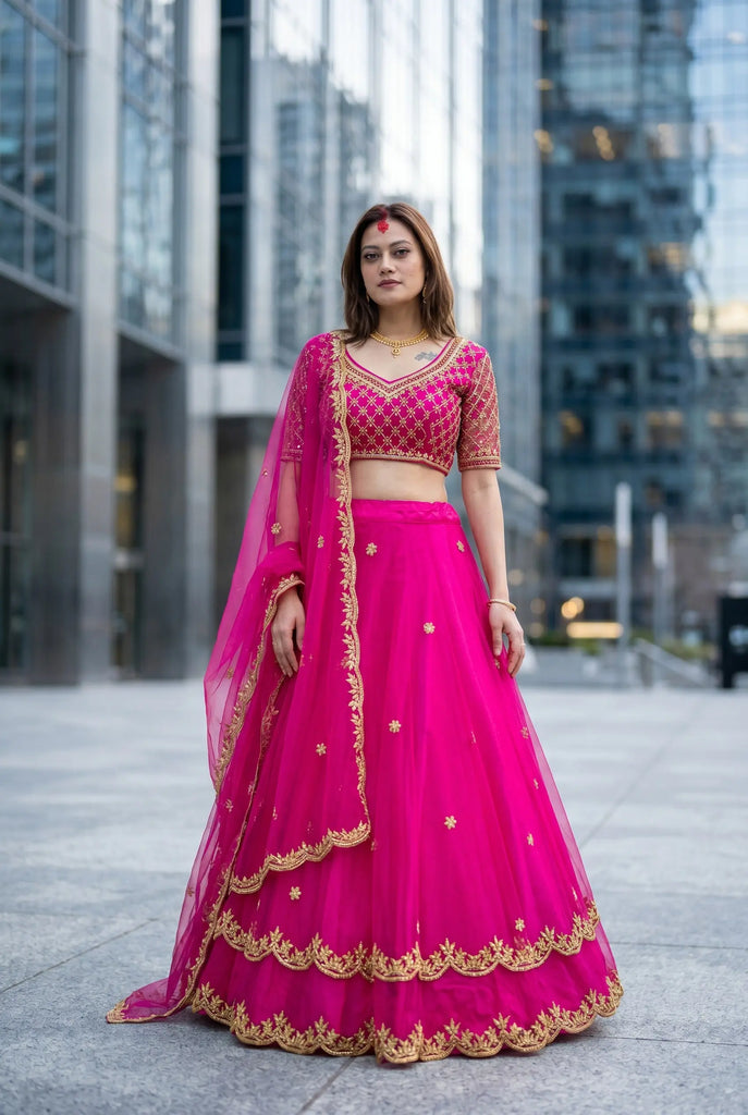 Pink Lehenga Choli Nepmart