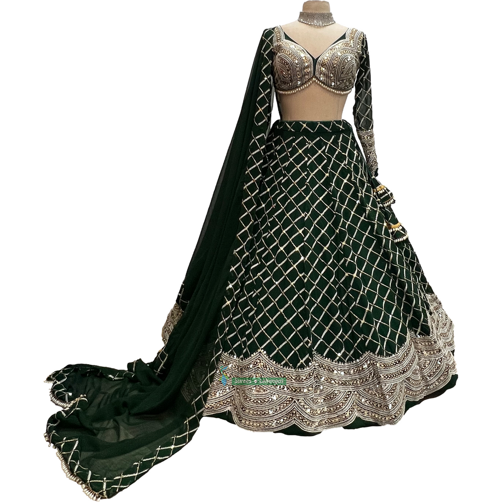 Green Lehenga Set