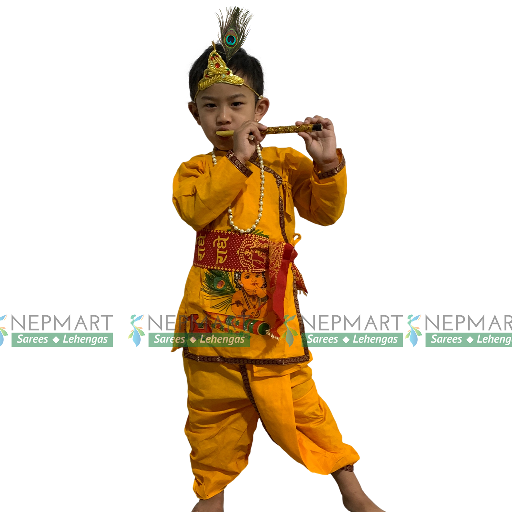 fancydress Krishna dress Kids Costume Wear Price in India - Buy fancydress Krishna  dress Kids Costume Wear online at Flipkart.com