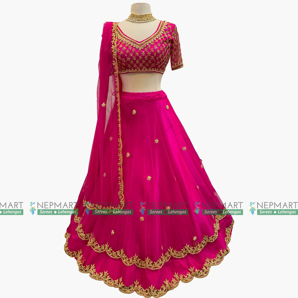 Pink Lehenga Choli