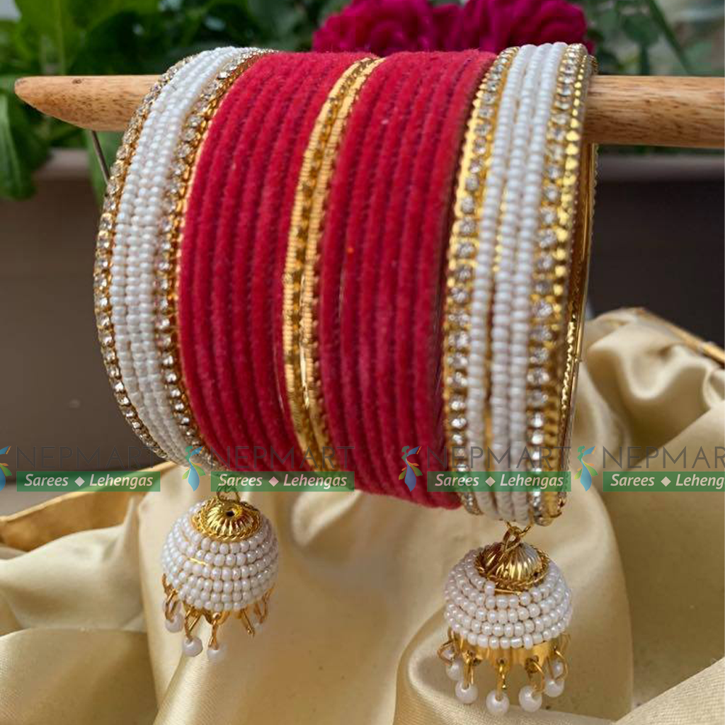 Dark 2025 pink bangles