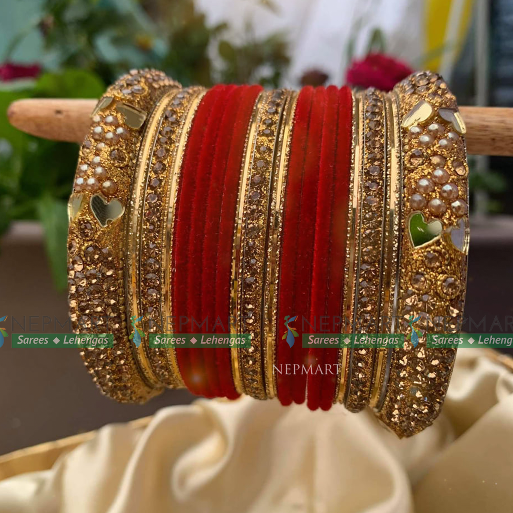Red and Golden Bangle